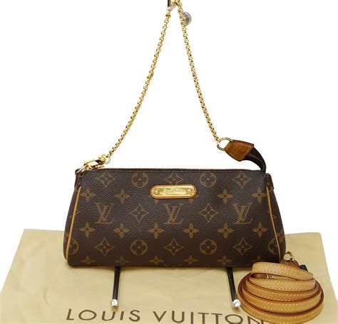 louis vuitton monogram canvas eva clutch bag|Louis Vuitton eva monogram crossbody.